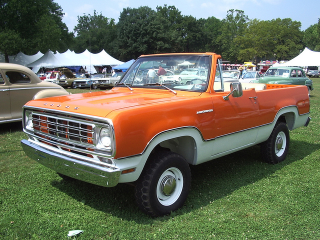 1974 Dodge Ramcharger (Photo from curbsideclassic.com)